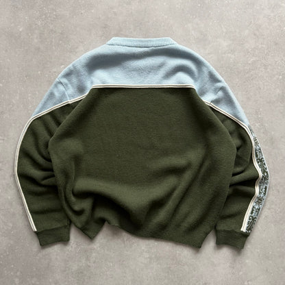 00's Quiksilver Aztec Knit Jumper (L)