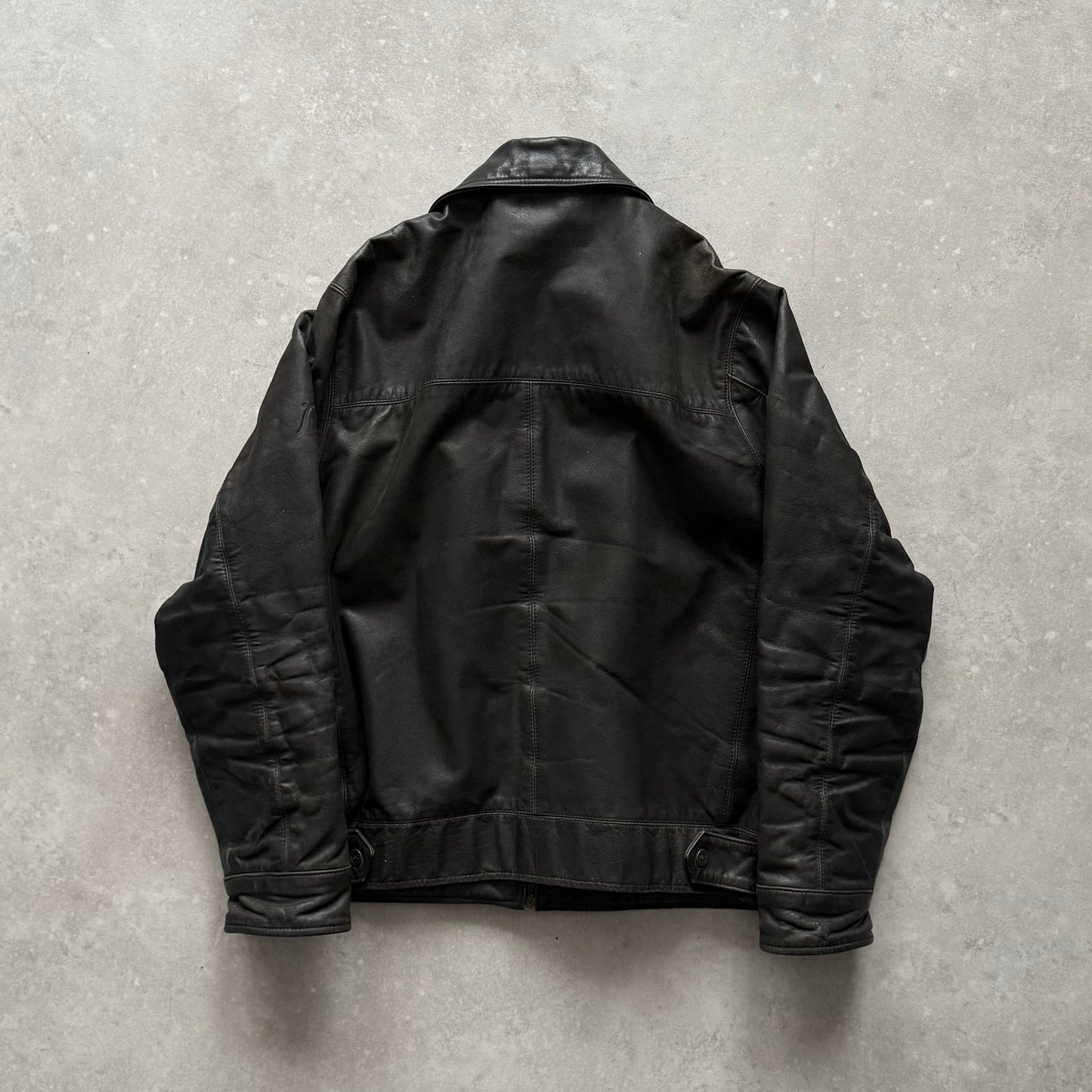 00's Quiksilver Leather Jacket (M)