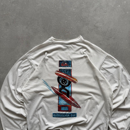90's Quiksilver Long Sleeve T-Shirt (M)