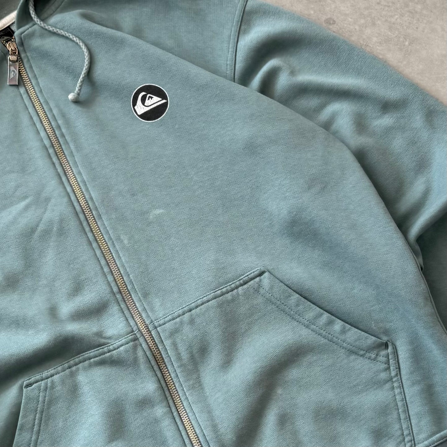 00's Quiksilver Zip-up Hoodie (L)