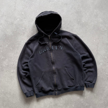 Vintage Oakley Zip Up Hoodie (M)