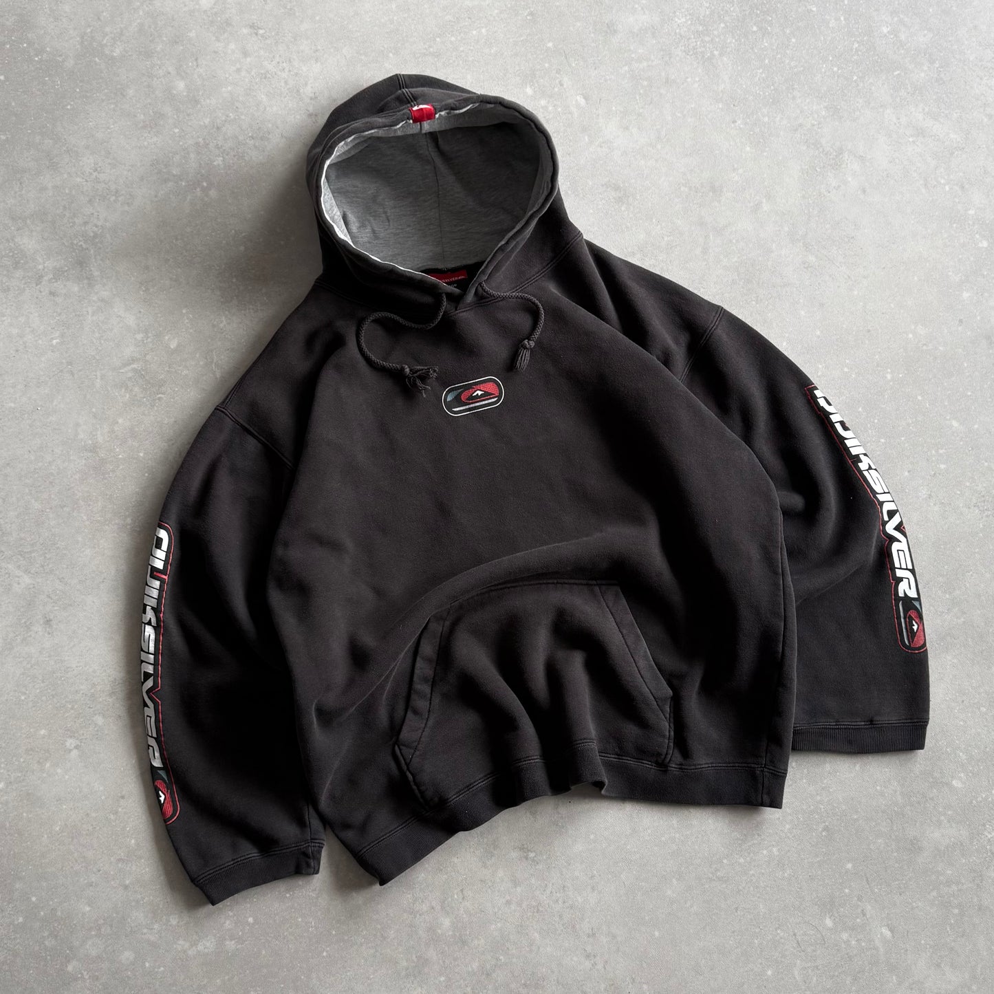 Vintage Quiksilver Quad-Hit Hoodie (L)