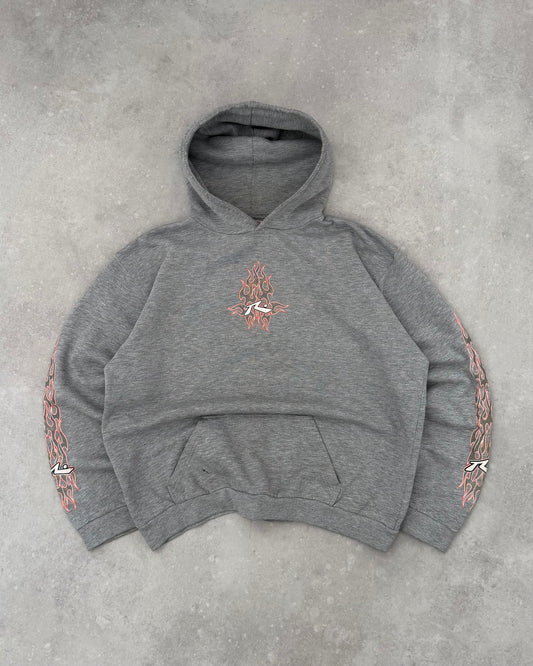 Vintage Rusty Flame Hoodie (L)