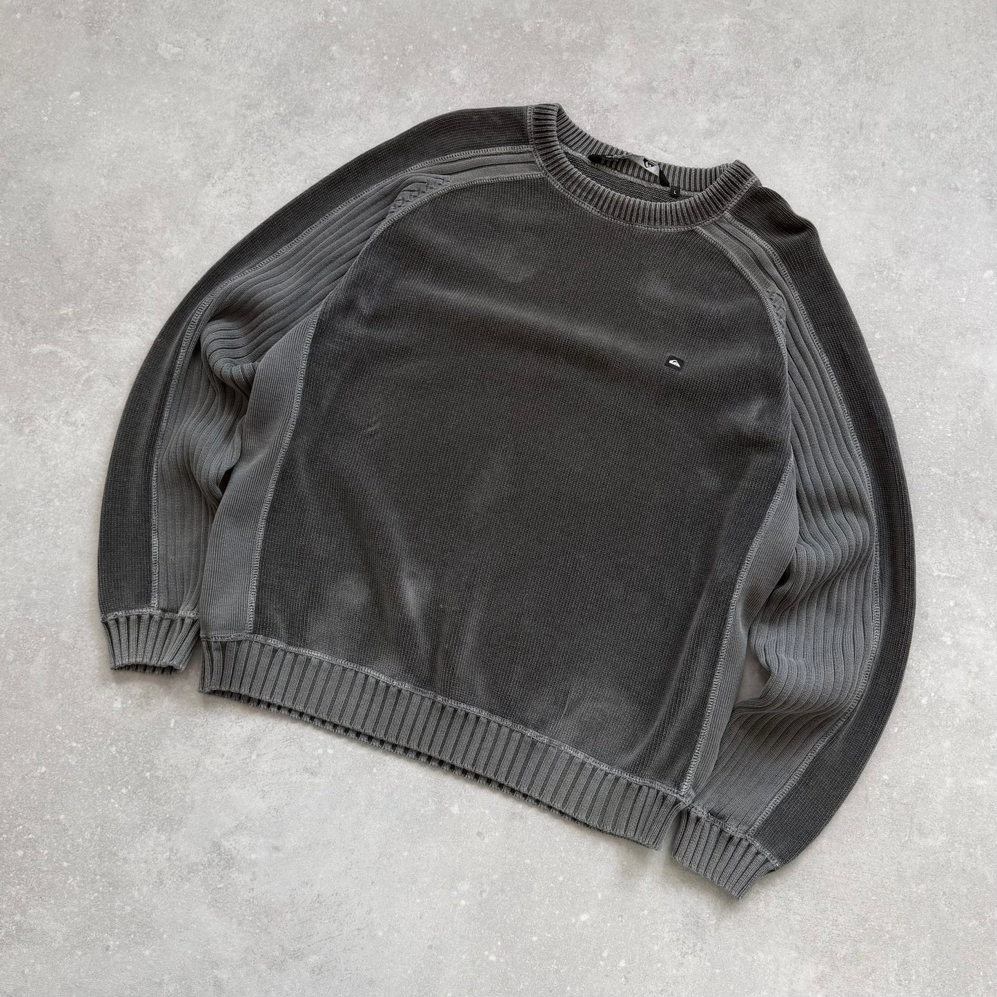 00’s Quiksilver Corduroy Knit Jumper (L)