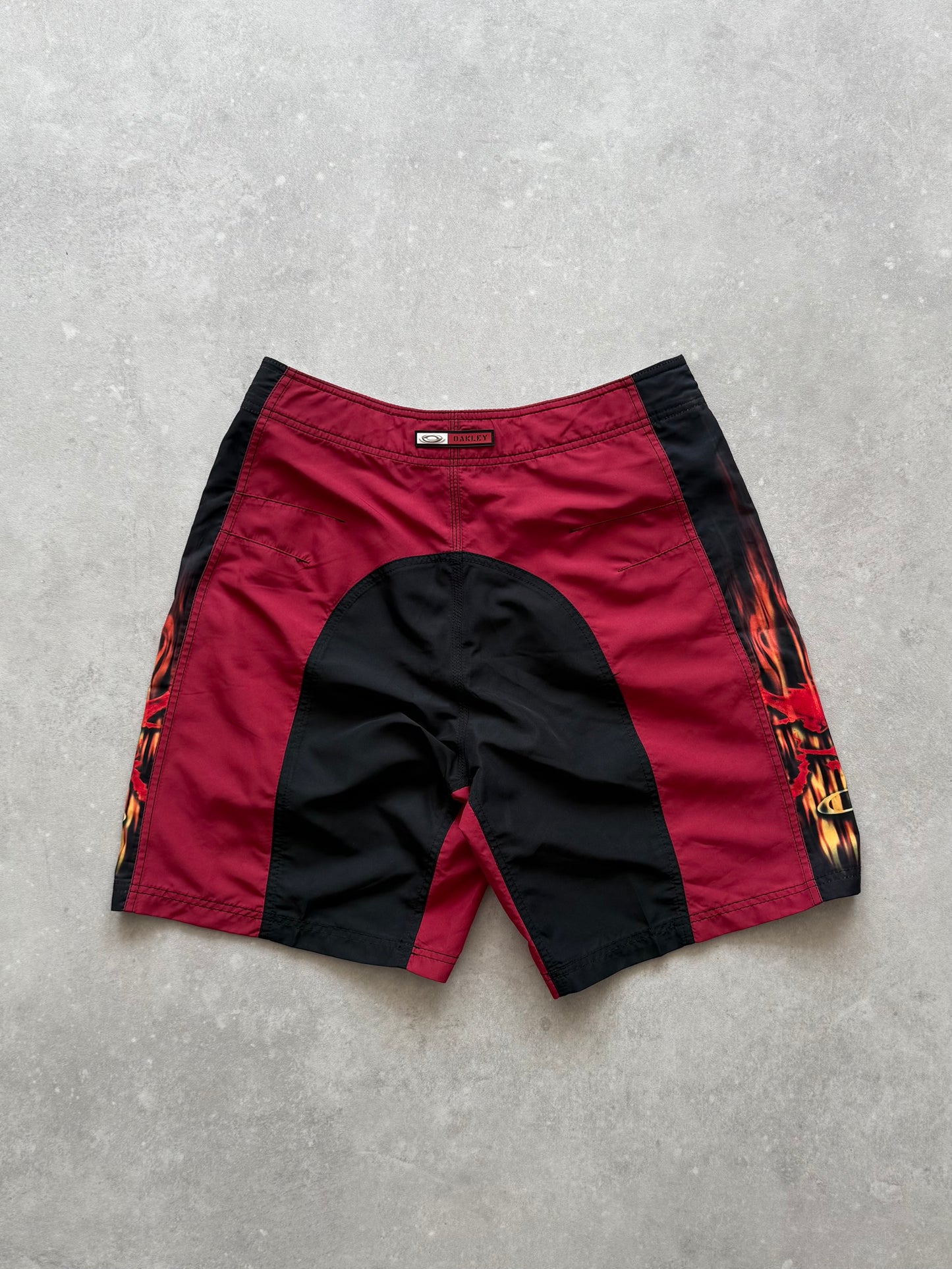 Vintage Oakley Flame Boardshorts (32)