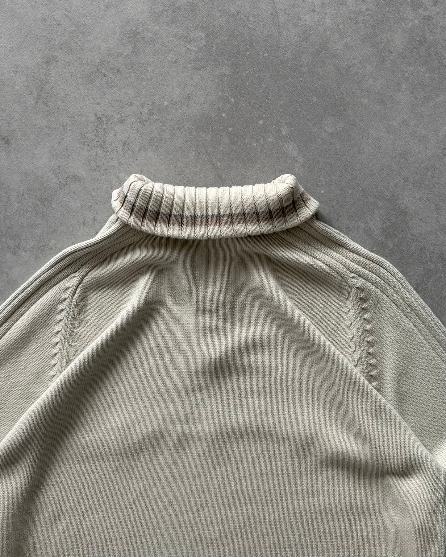 Vintage Quiksilver 1/4 Zip Knit Jumper (L)