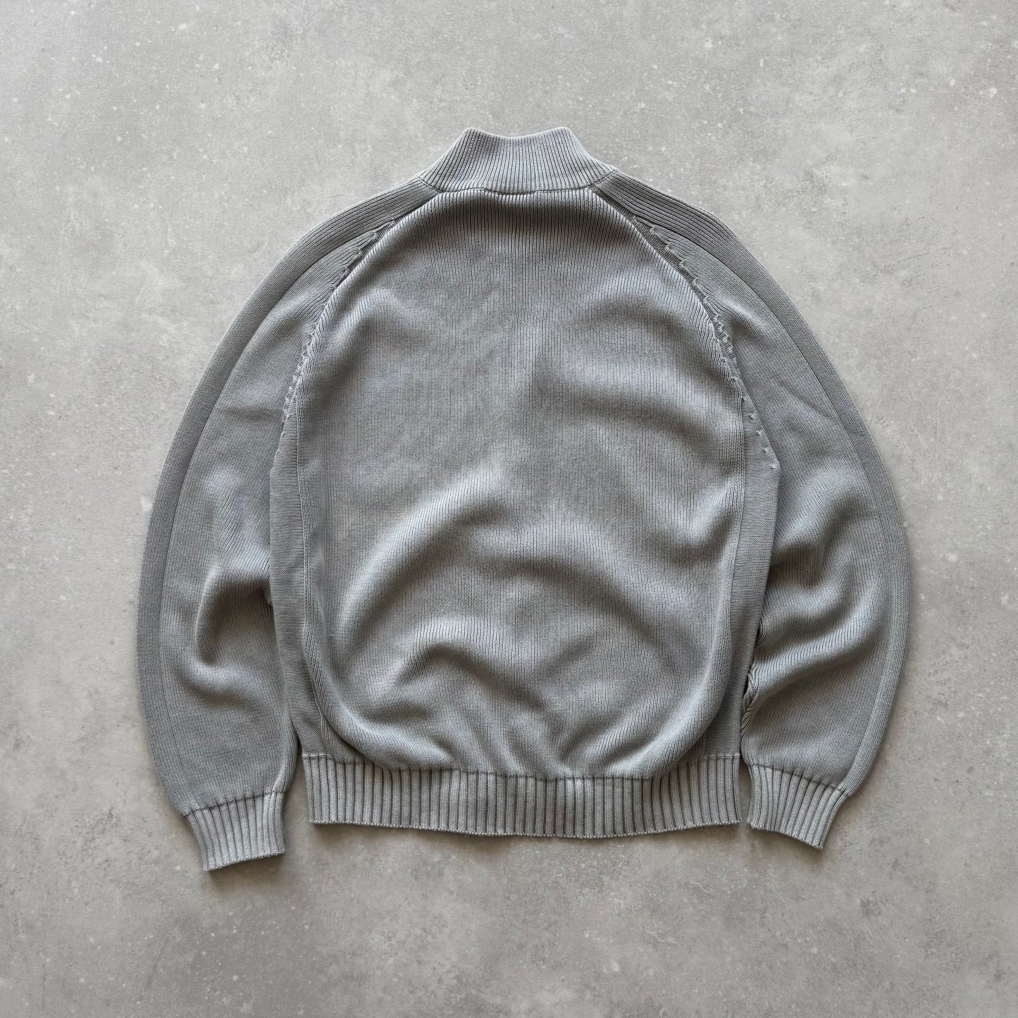 Vintage Quiksilver Full Zip Knit Jumper (M)