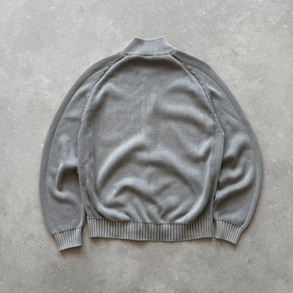 Vintage Quiksilver Full Zip Knit Jumper (M)