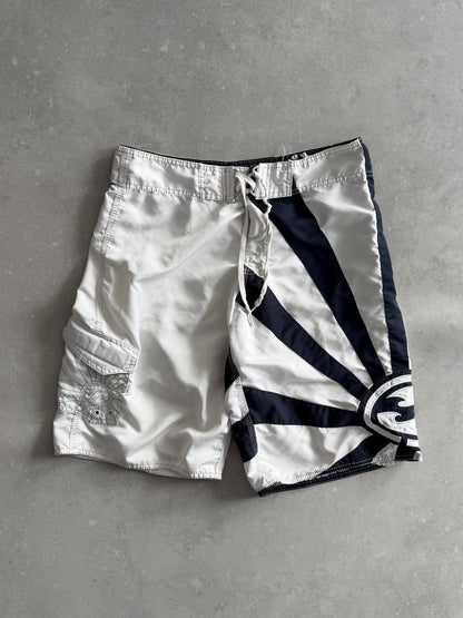 Vintage Billabong Andy Irons Rising Sun Boardshorts (34)