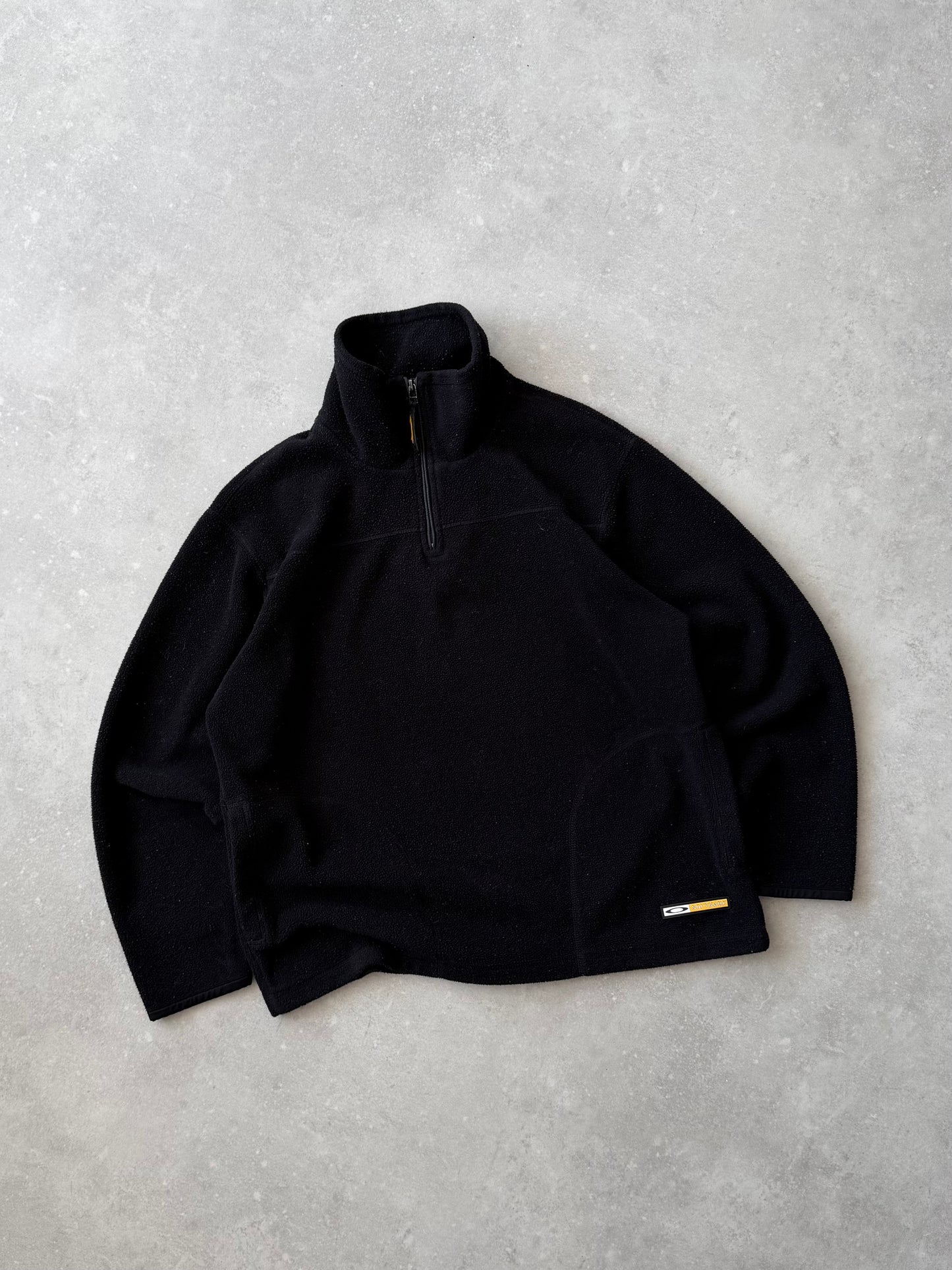 Vintage Oakley 1/4 Zip Fleece Jumper (M)