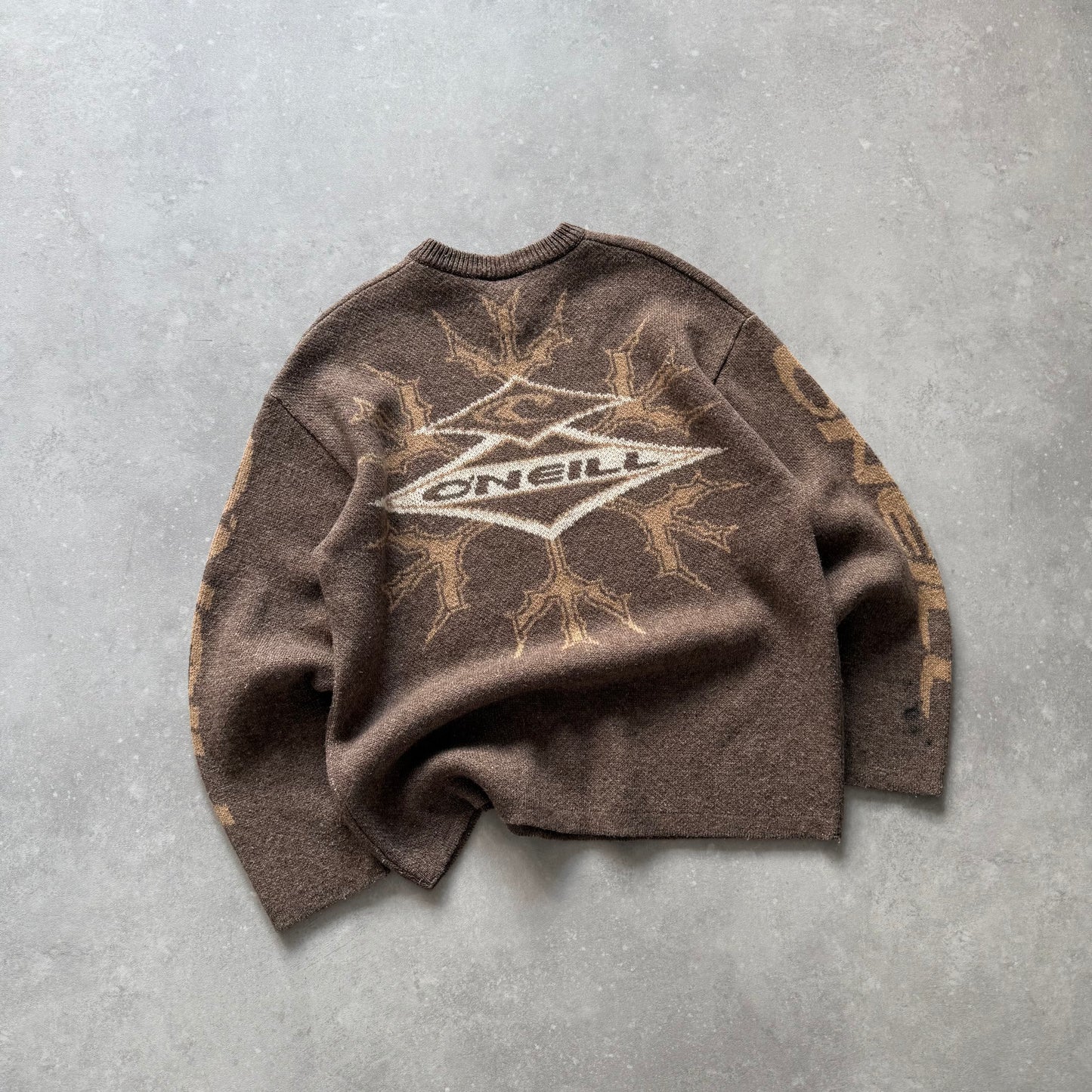 Vintage O'Neill V-Neck Knit Jumper (L)