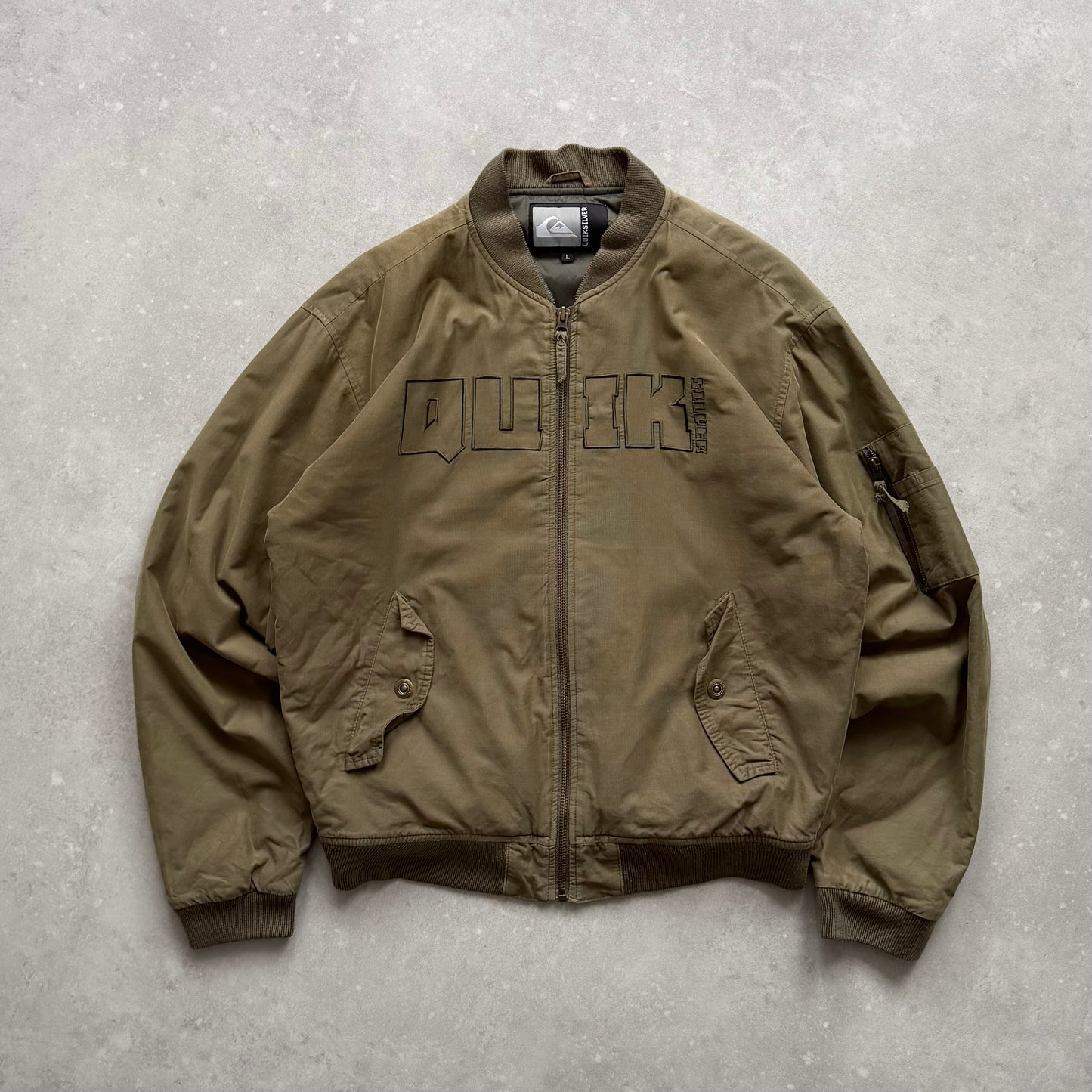 00’s Quiksilver Bomber Jacket (M)