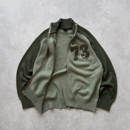 Vintage Billabong Full Zip Knit Jumper (XL)