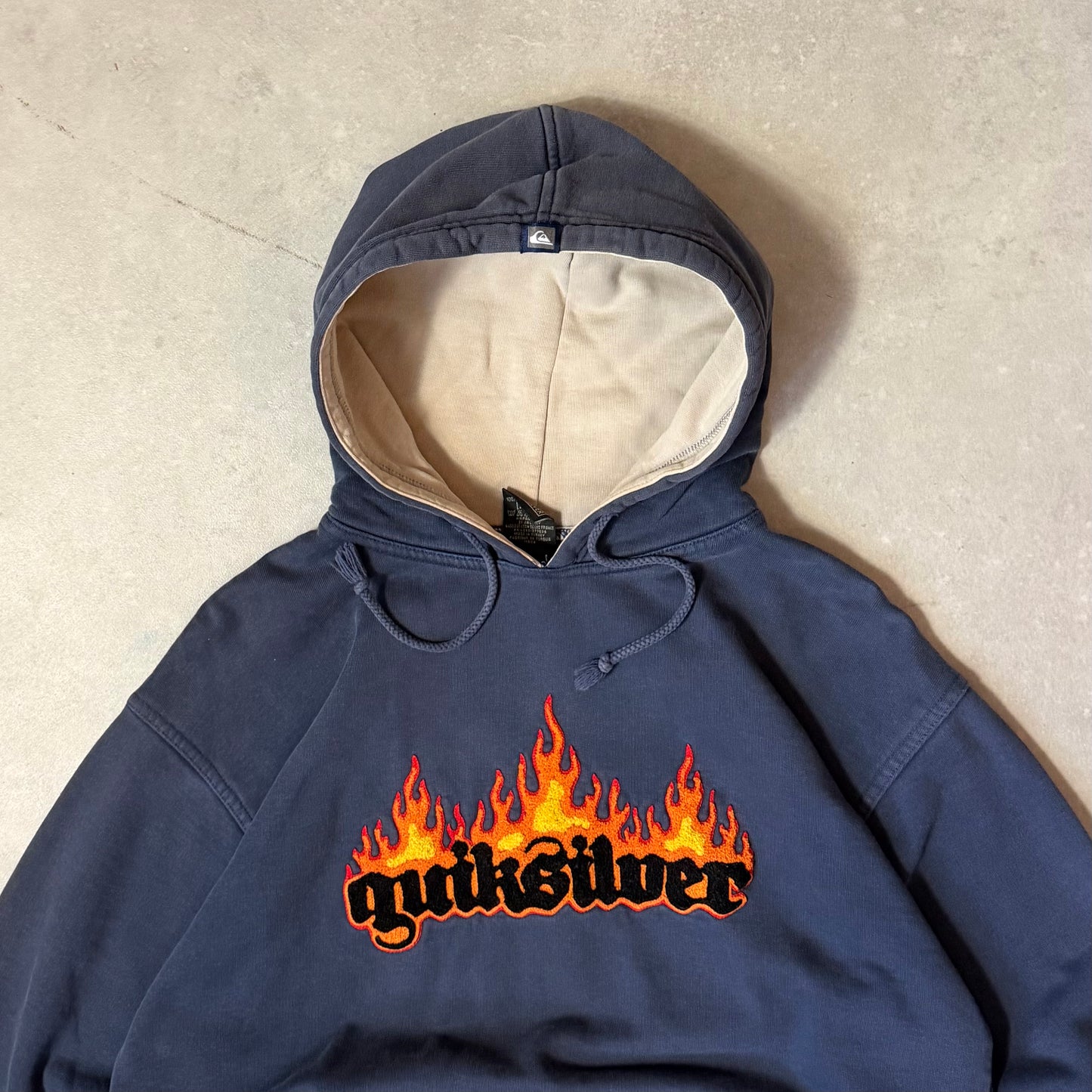 00’s Quiksilver Flame Hoodie (M)