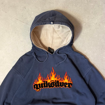 00’s Quiksilver Flame Hoodie (M)