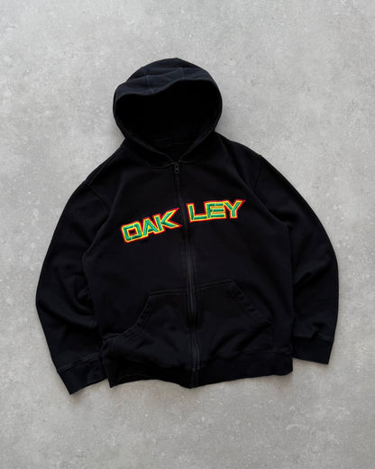 Vintage Oakley Zip Up Hoodie (XS)