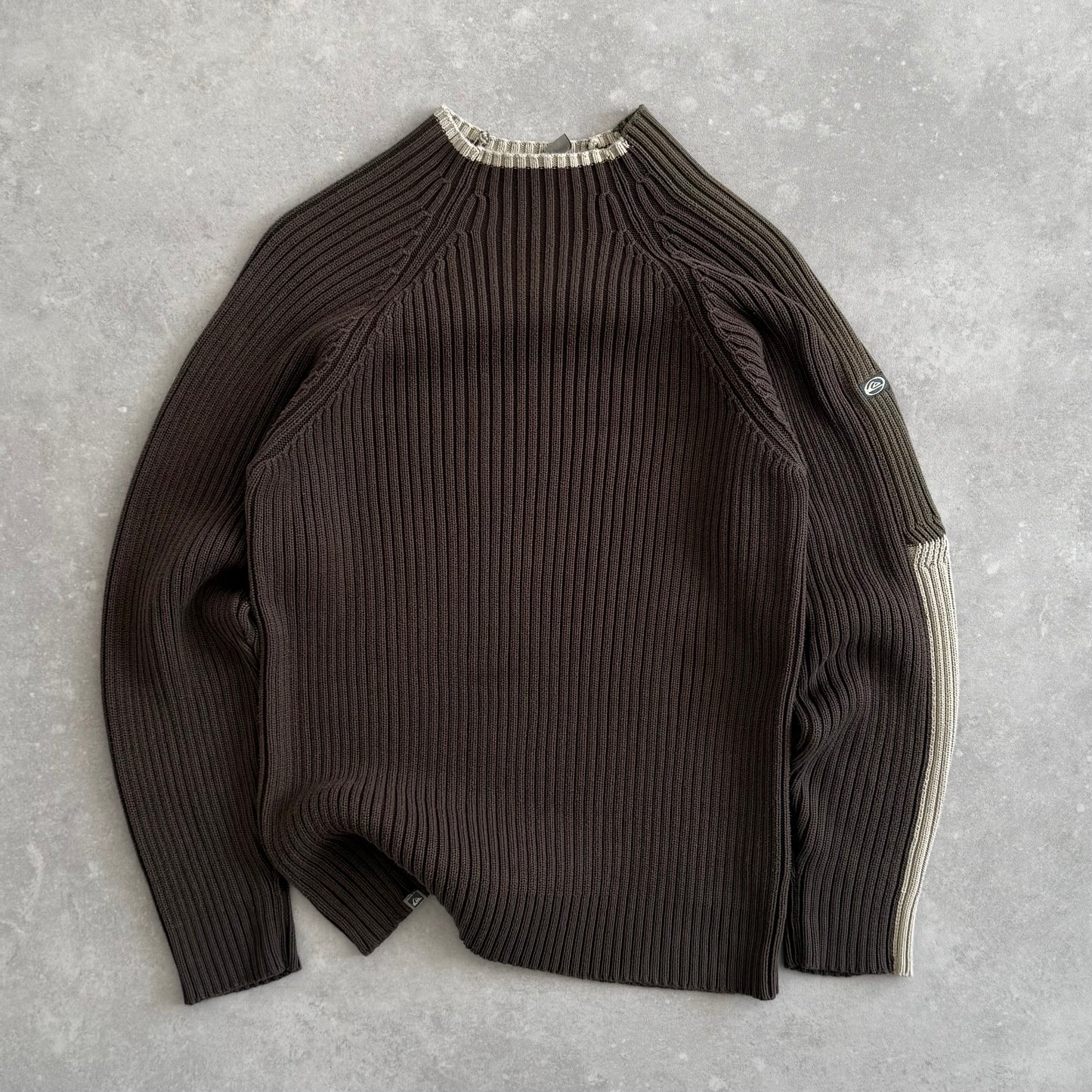 00’s Quiksilver Cable Knit Jumper (L)