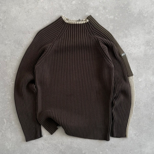 00’s Quiksilver Cable Knit Jumper (L)