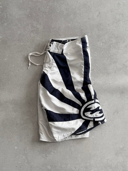 Vintage Billabong Andy Irons Rising Sun Boardshorts (34)
