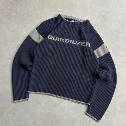 00’s Quiksilver Cable Knit Jumper (S)