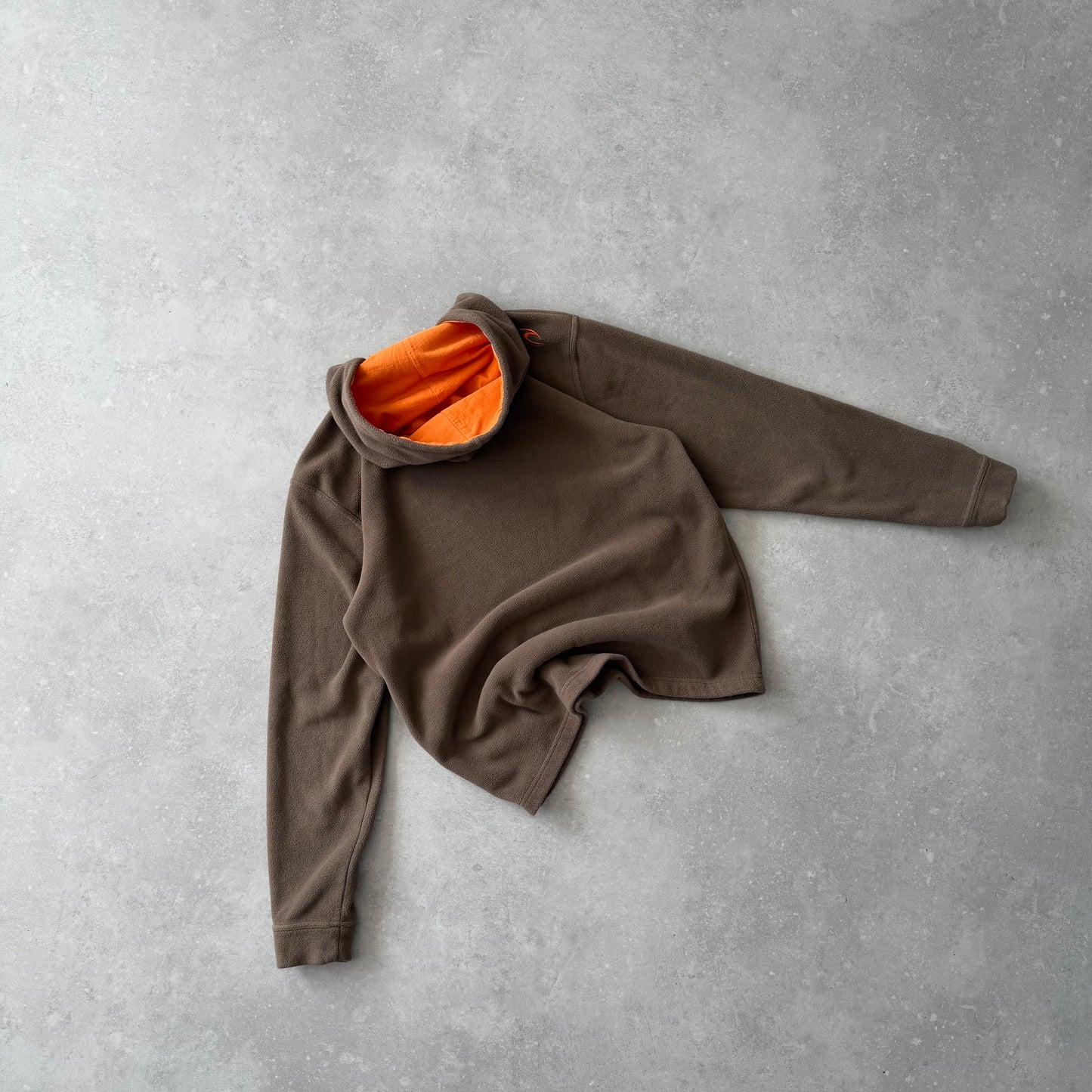 00's Rip Curl Shoulder Zip Fleece Hoodie (M)