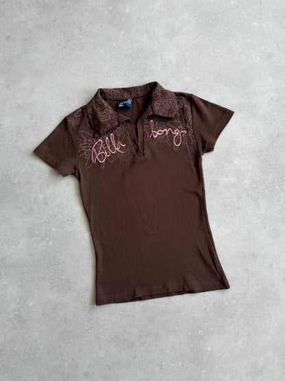 Vintage Billabong Women’s Collared T-Shirt (10)