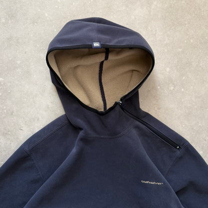 00’s Quiksilver Shoulder Zip Hoodie (M)