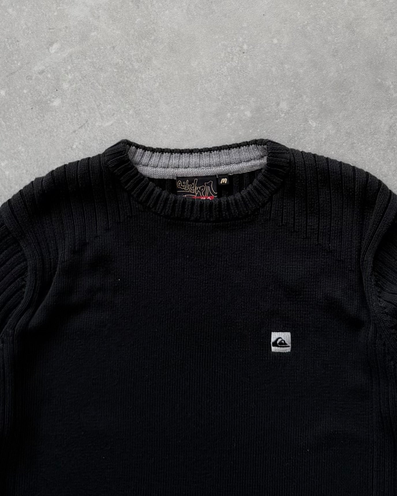 Vintage Quiksilver Cable Knit Jumper (M)
