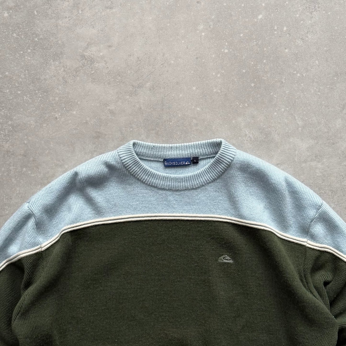 00's Quiksilver Aztec Knit Jumper (L)