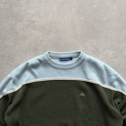 00's Quiksilver Aztec Knit Jumper (L)