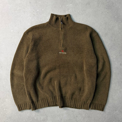 00's Rip Curl 1/4 zip Knit Jumper (M)