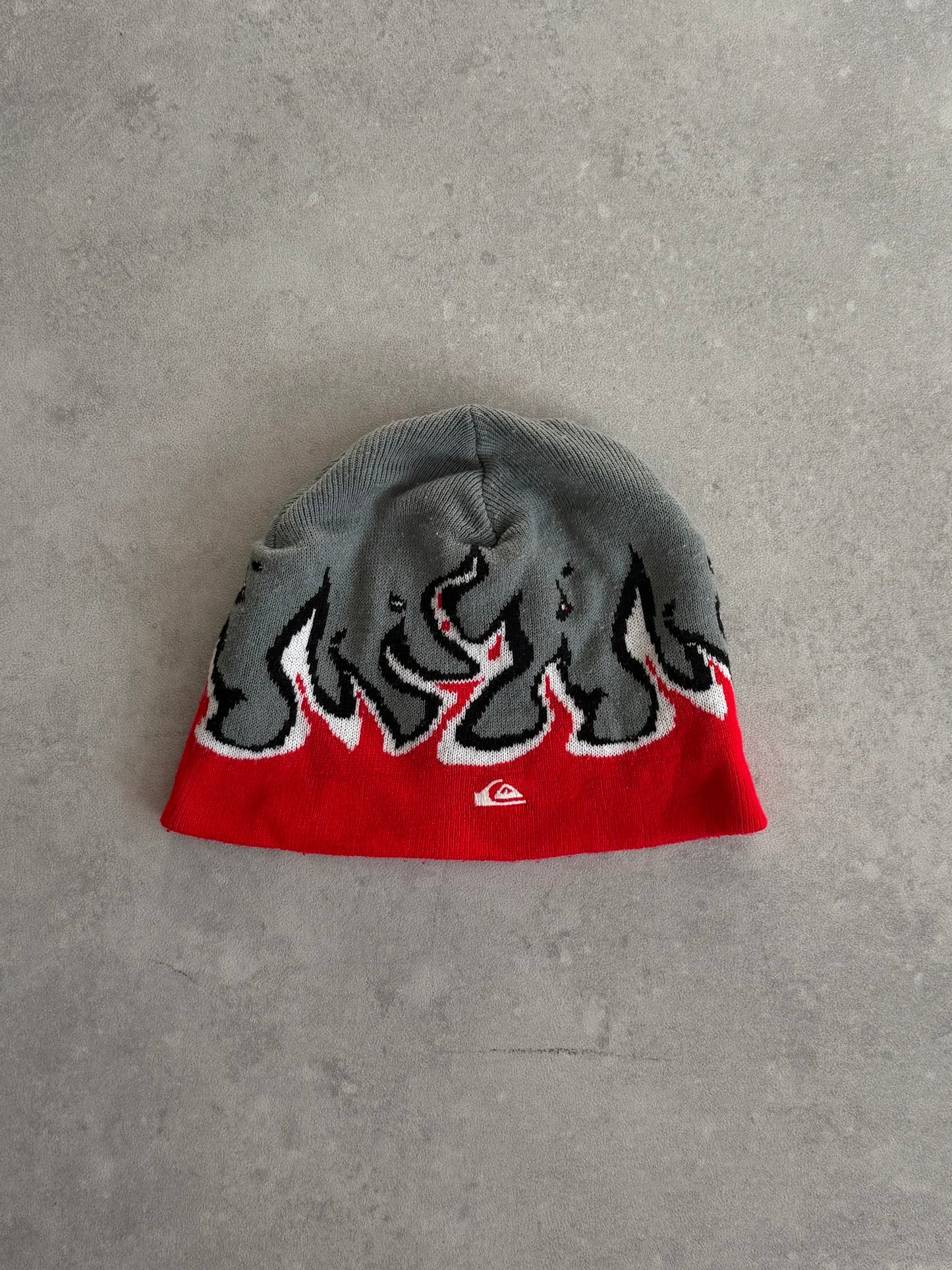 Vintage Quiksilver Flame Beanie