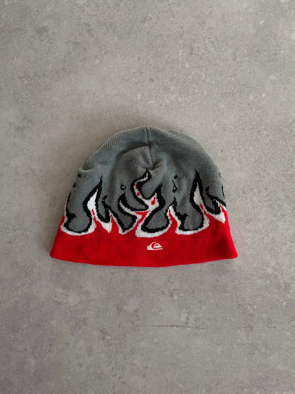 Vintage Quiksilver Flame Beanie