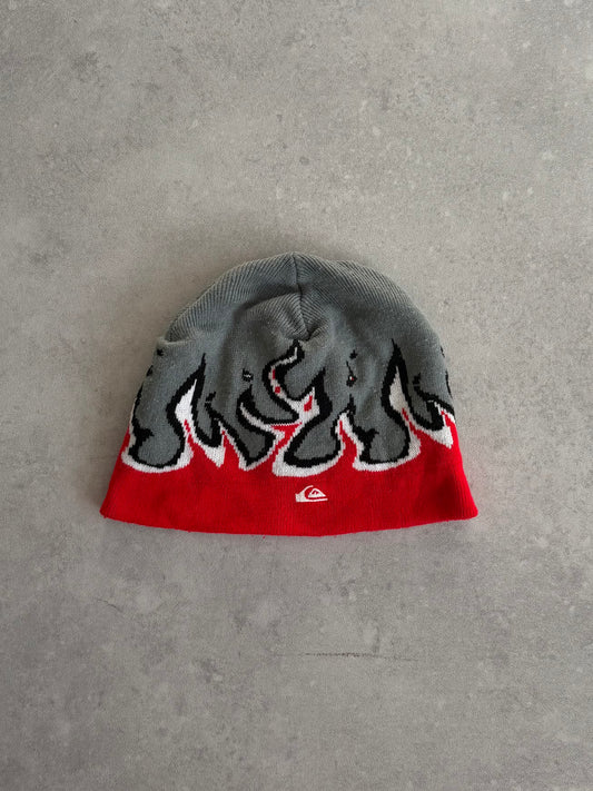 Vintage Quiksilver Flame Beanie