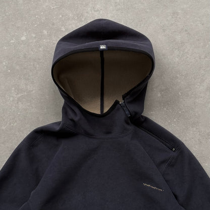 00’s Quiksilver Shoulder Zip Hoodie (S)