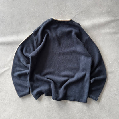 00’s Quiksilver  V-Neck Knit Jumper (L)