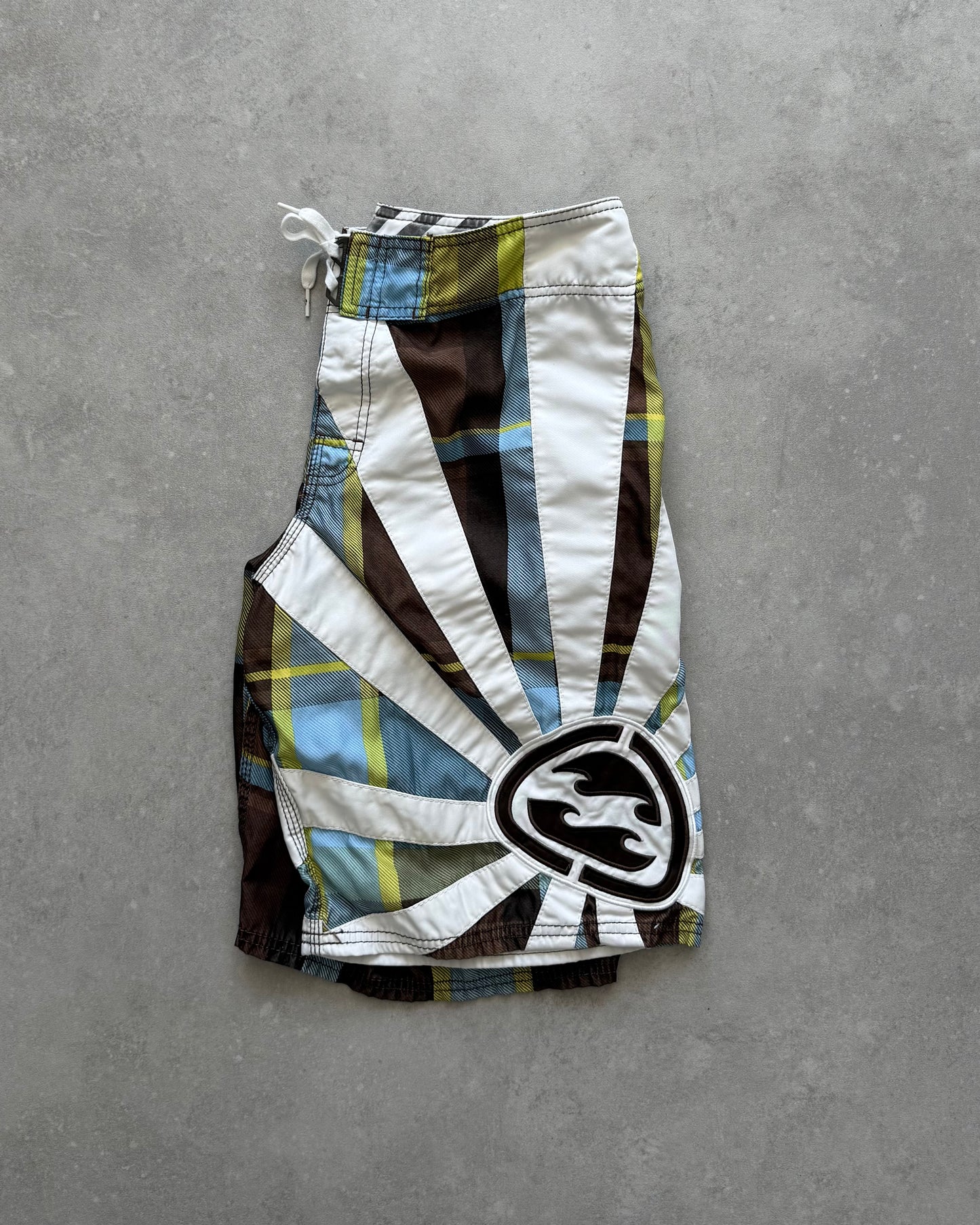 Vintage Billabong Andy Irons Rising Sun Boardshorts (30)