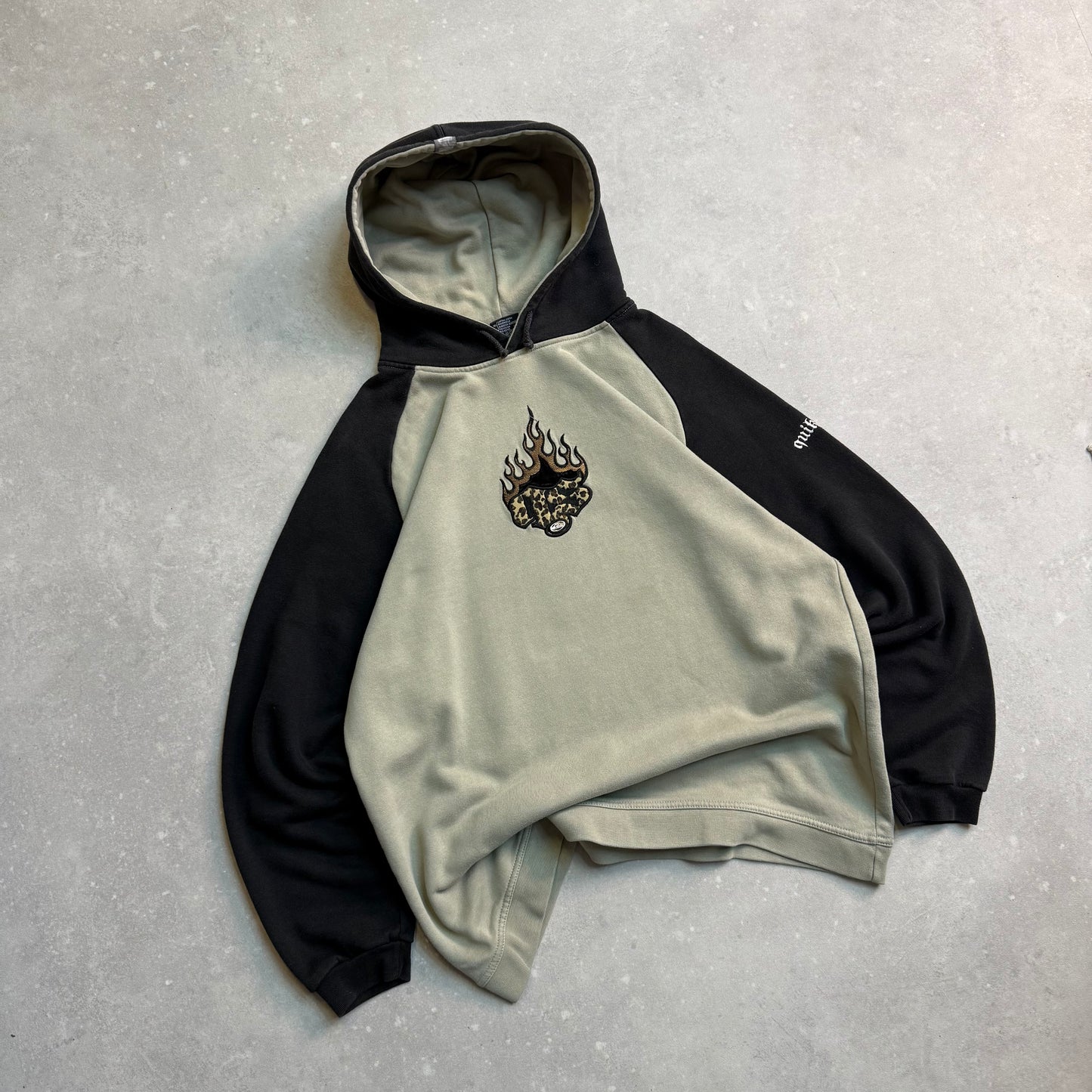 00’s Quiksilver Flame Hoodie