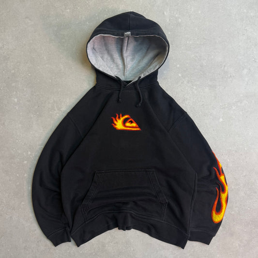00’s Quiksilver Flame Hoodie (S)