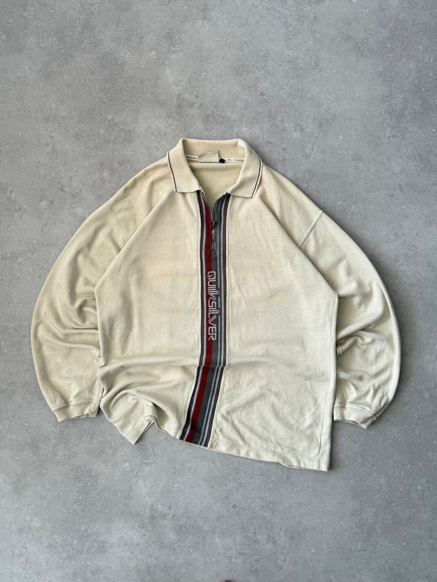 Vintage Quiksilver 1/4 Zip Sweatshirt (XL)