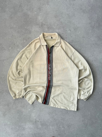 Vintage Quiksilver 1/4 Zip Sweatshirt (XL)