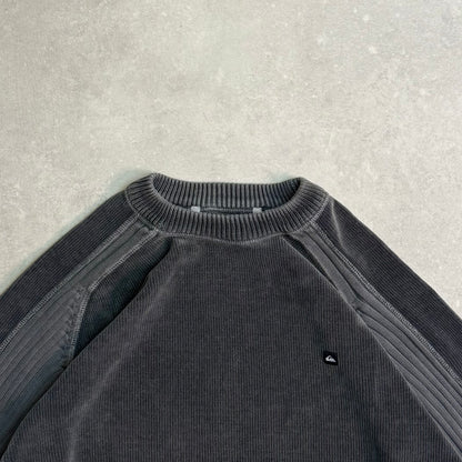00’s Quiksilver Corduroy Knit Jumper (XL)