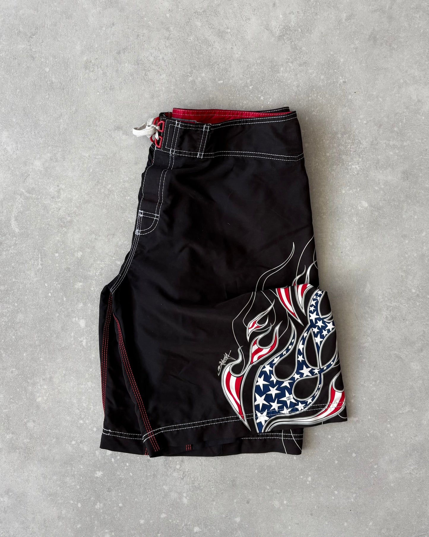 Vintage Billabong Flame Boardshorts (36)