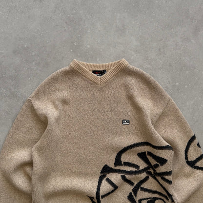 Vintage O’Neill V-Neck Knit Jumper (L)