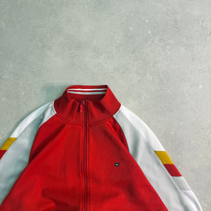 00’s Quiksilver Zip Up Sweatshirt (M)
