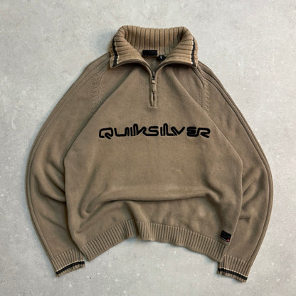 00’s Quiksilver 1/4 Zip Knit