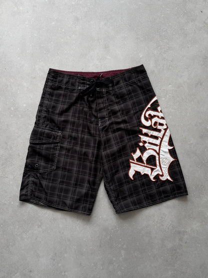 Vintage Billabong Plaid Boardshorts (32)