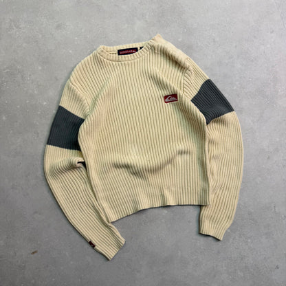 00’s Quiksilver Cable Knit Jumper (M)