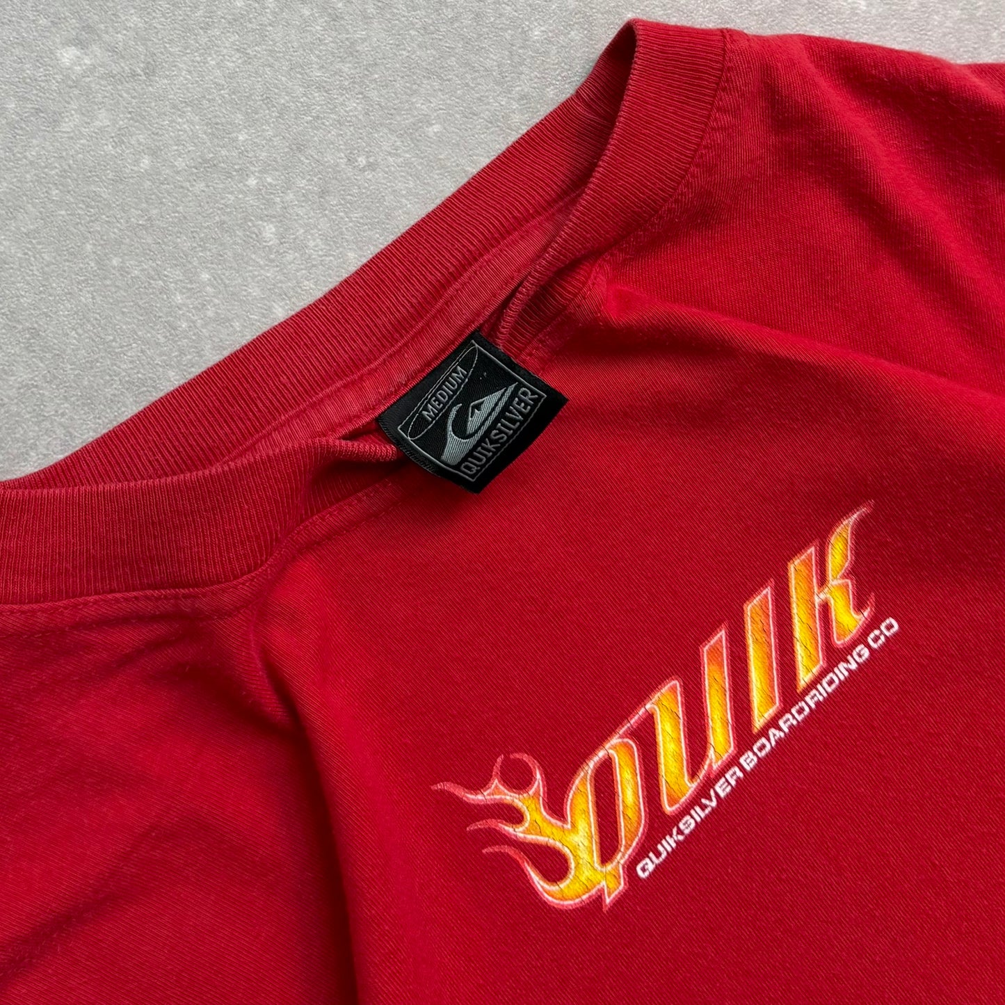 00’s Quiksilver Long Sleeve Flame Tee (M)