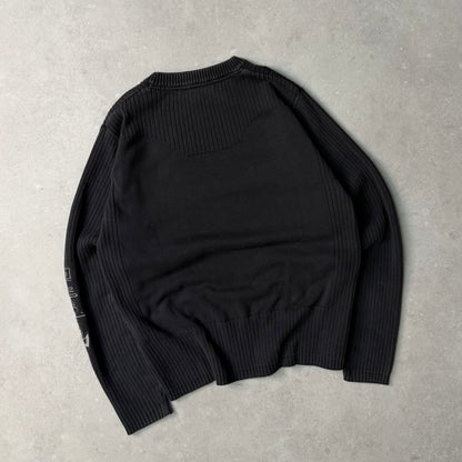 00's Quiksilver Cable Knit Jumper (M)
